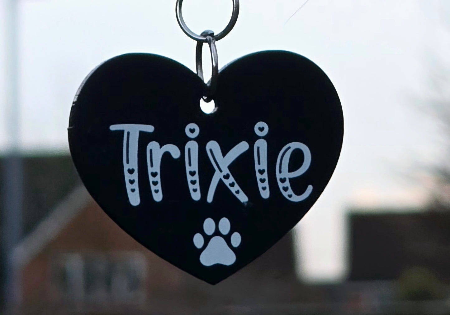 Hanging Stained Glass effect / Suncatcher Cat Rainbow Bridge Memorial