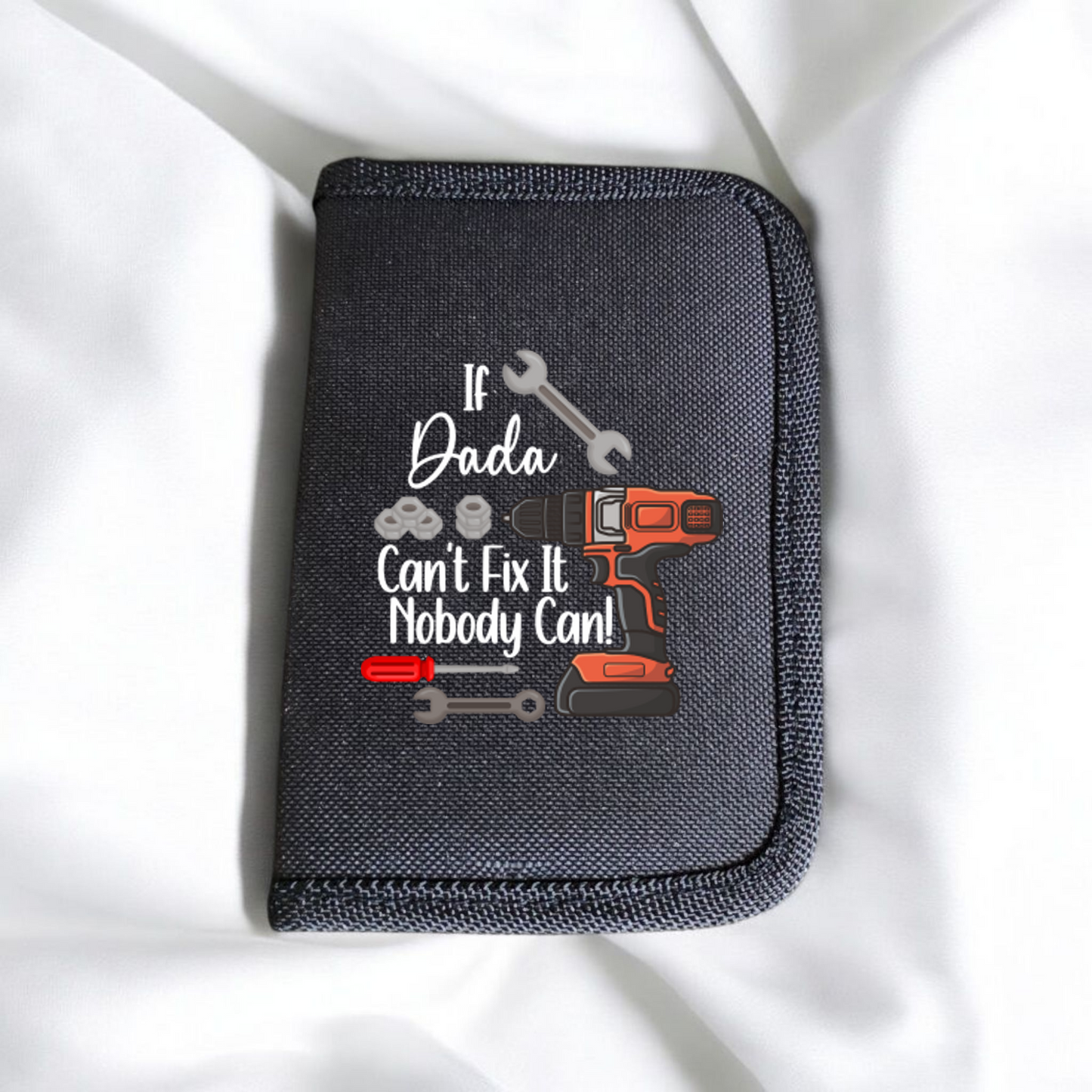 Fathers Day Gift Compact Tool Kit, Essential Tools for Everyday Fixes - "If Dad Can’t Fix It, No One Can" Compact Tool Kit, DIY Projects