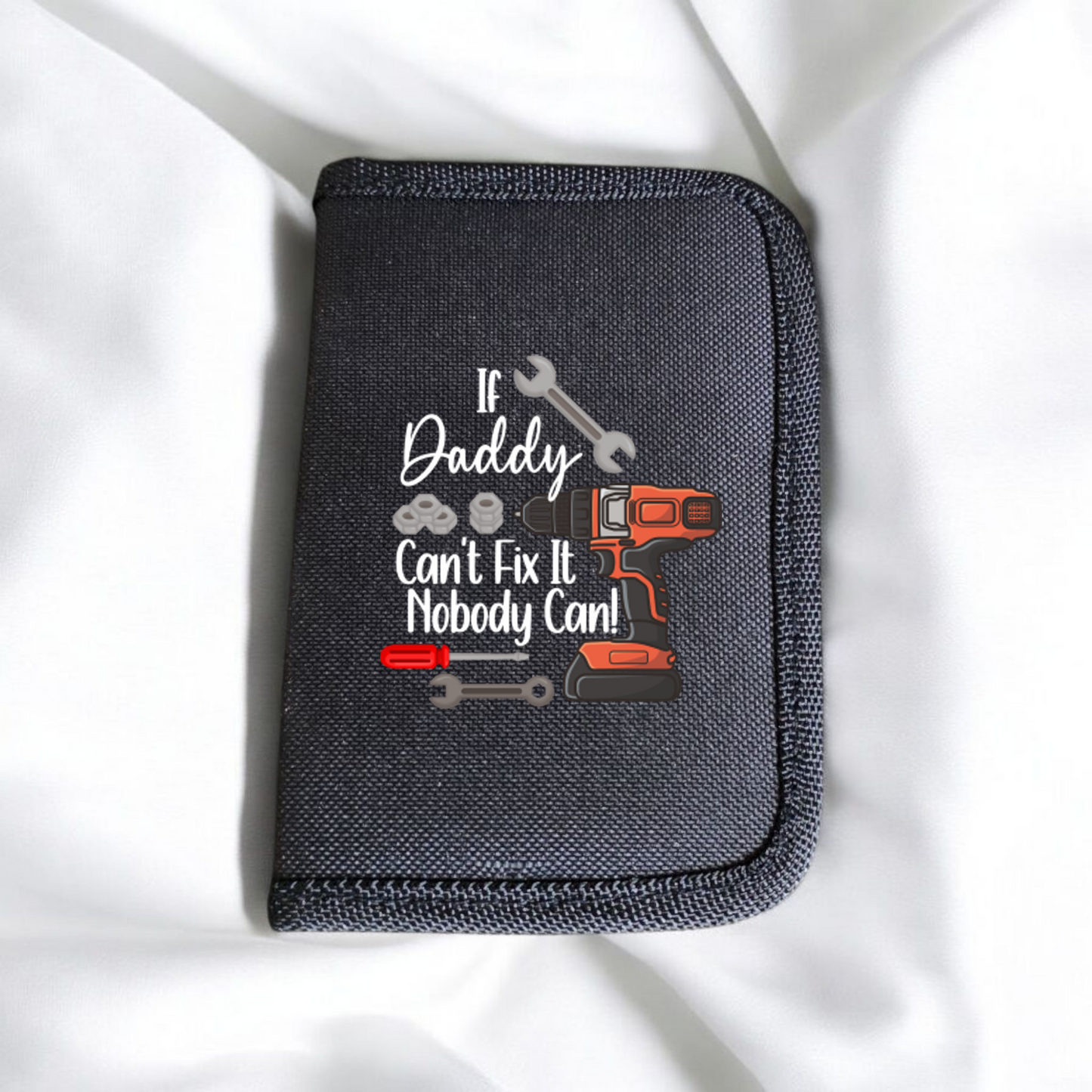 Fathers Day Gift Compact Tool Kit, Essential Tools for Everyday Fixes - "If Dad Can’t Fix It, No One Can" Compact Tool Kit, DIY Projects