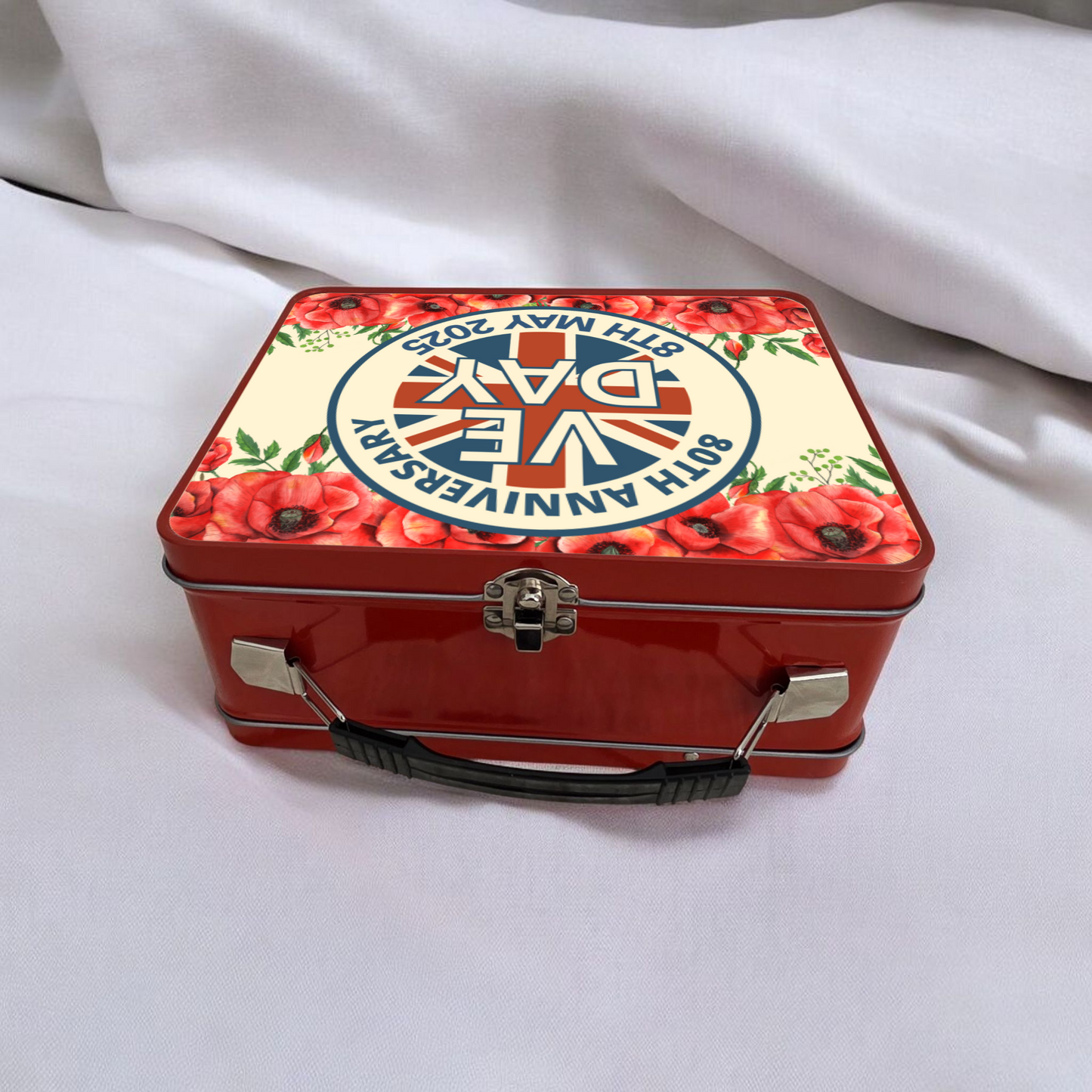 VE Day 80th Anniversary Commemorative Souvenir Retro Tin Limited Edition
