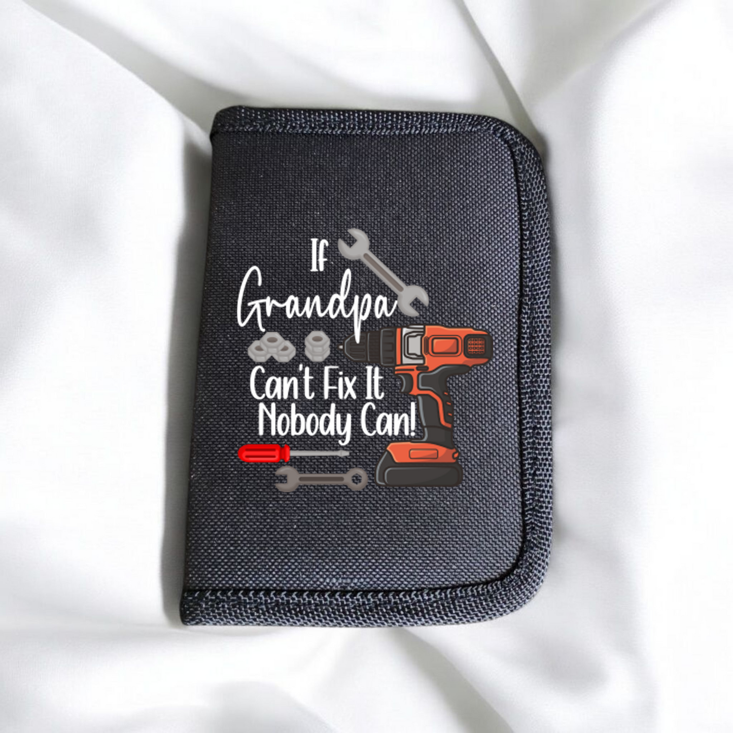 Fathers Day Gift Compact Tool Kit, Essential Tools for Everyday Fixes - "If Dad Can’t Fix It, No One Can" Compact Tool Kit, DIY Projects