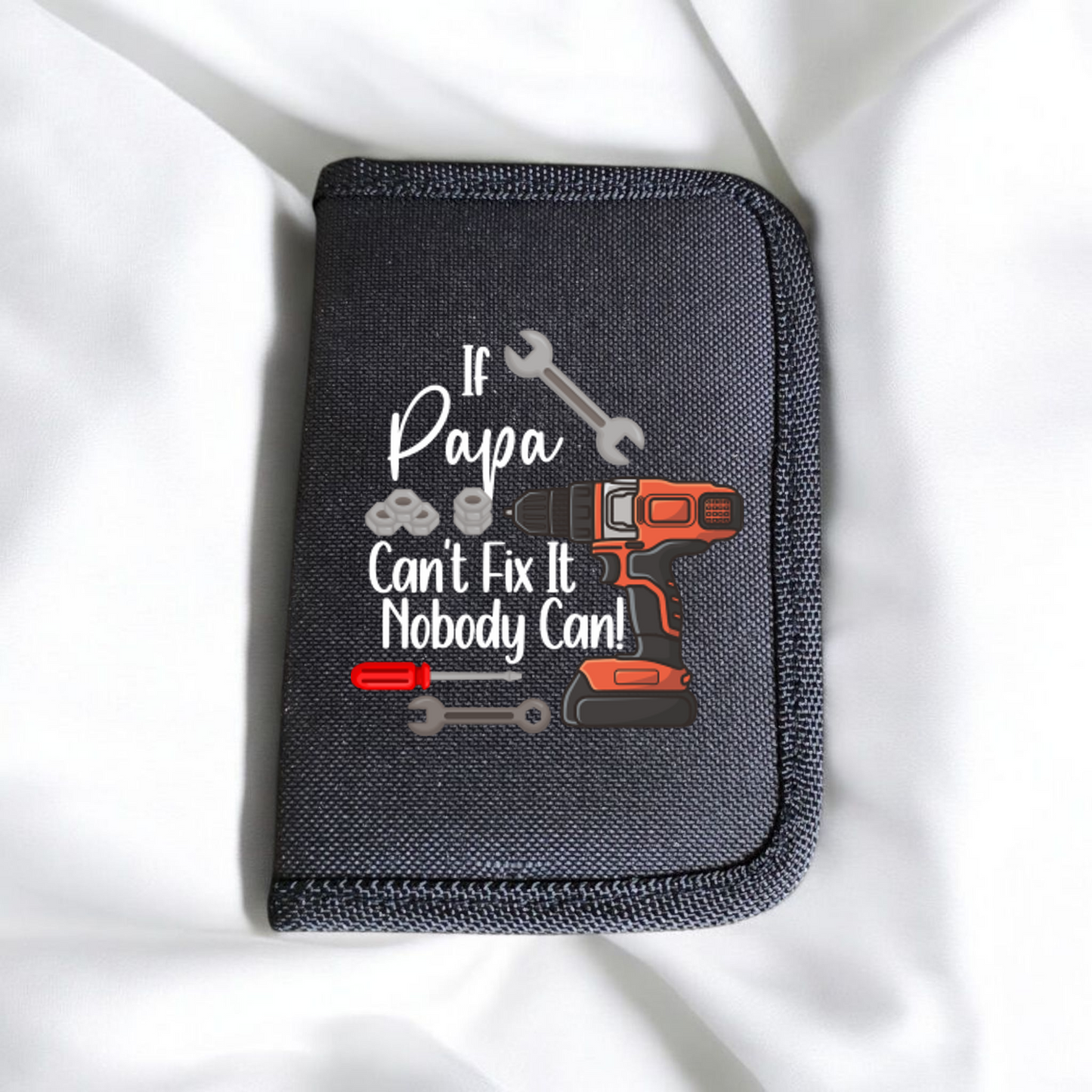 Fathers Day Gift Compact Tool Kit, Essential Tools for Everyday Fixes - "If Dad Can’t Fix It, No One Can" Compact Tool Kit, DIY Projects