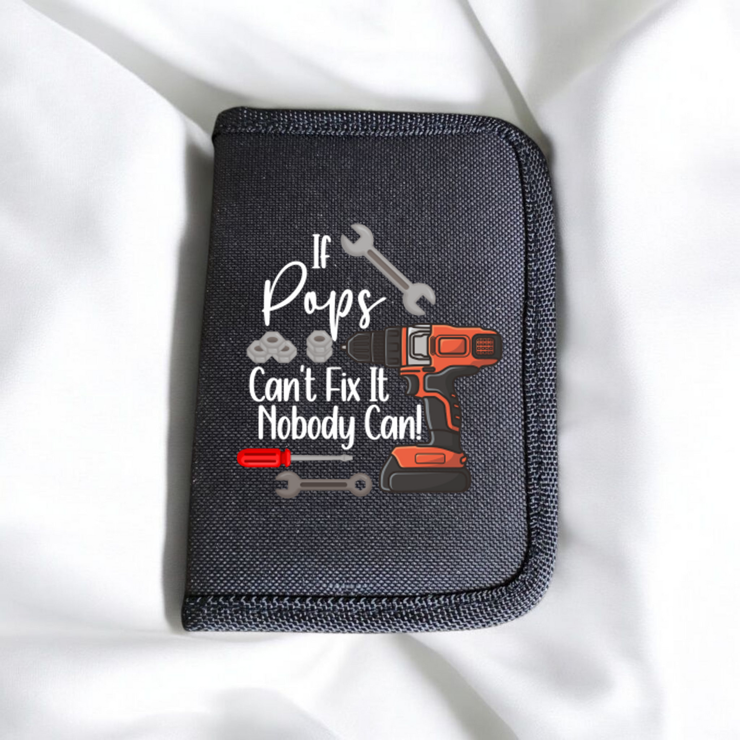 Fathers Day Gift Compact Tool Kit, Essential Tools for Everyday Fixes - "If Dad Can’t Fix It, No One Can" Compact Tool Kit, DIY Projects