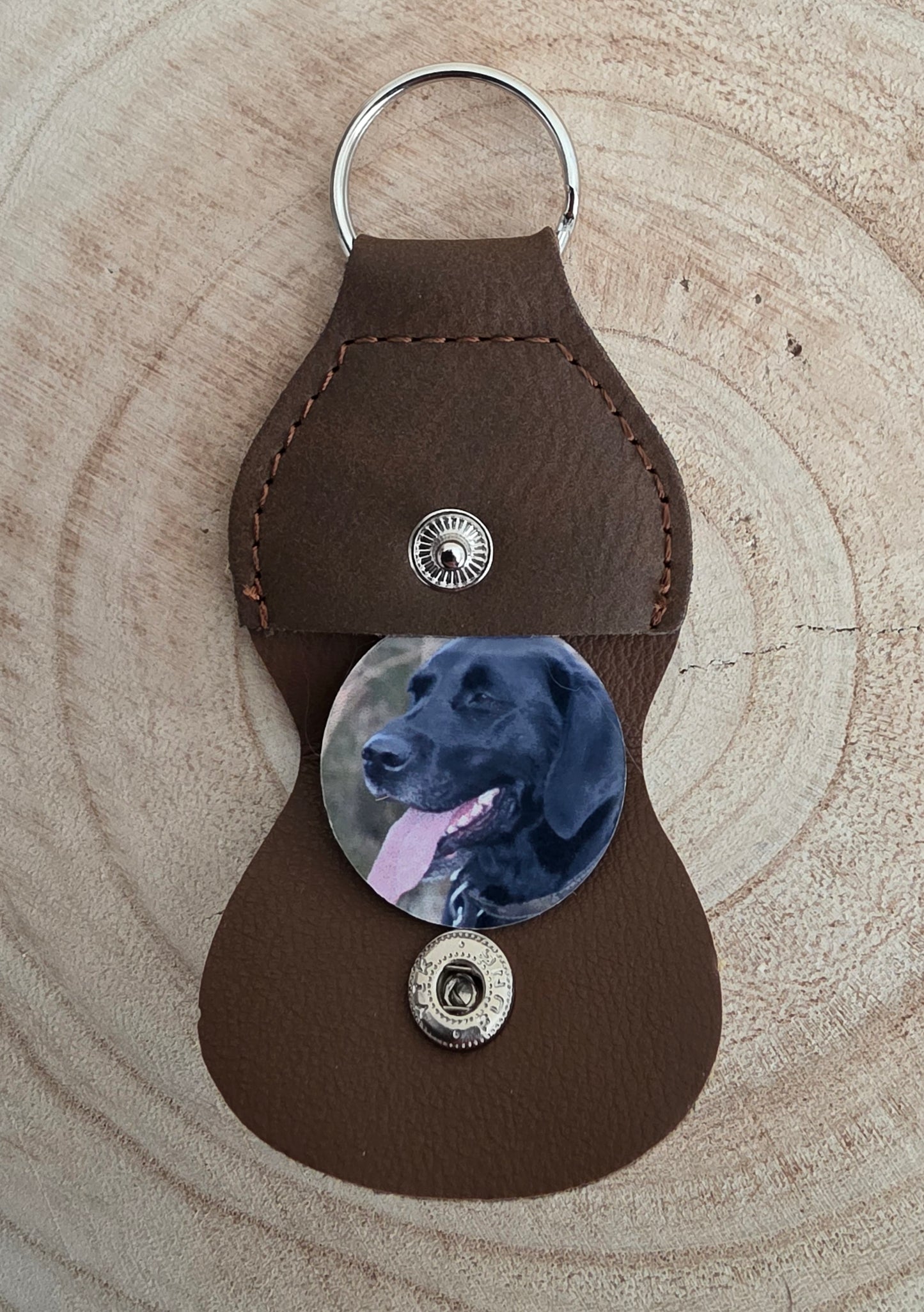 Pocket Hug Leather Keyring, Pet memorial, Rainbow Bridge Keyring, Pet Loss Pocket Hug Keyring