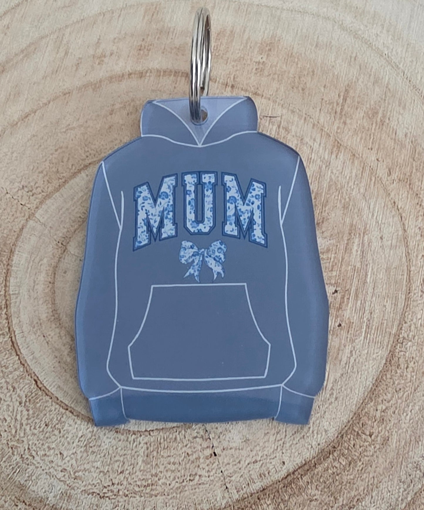 Mum Hoodie/Hoody Keyring, Mothers Day Gift Keyring, miniature hoodie/hoody