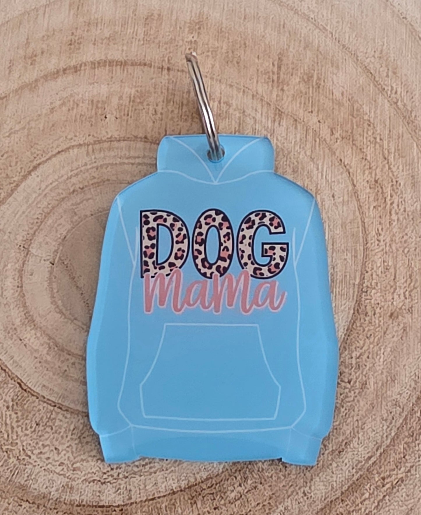 Dog Mama Hoodie/Hoody Keyring, Mothers Day Keyring, miniature hoodie/hoody
