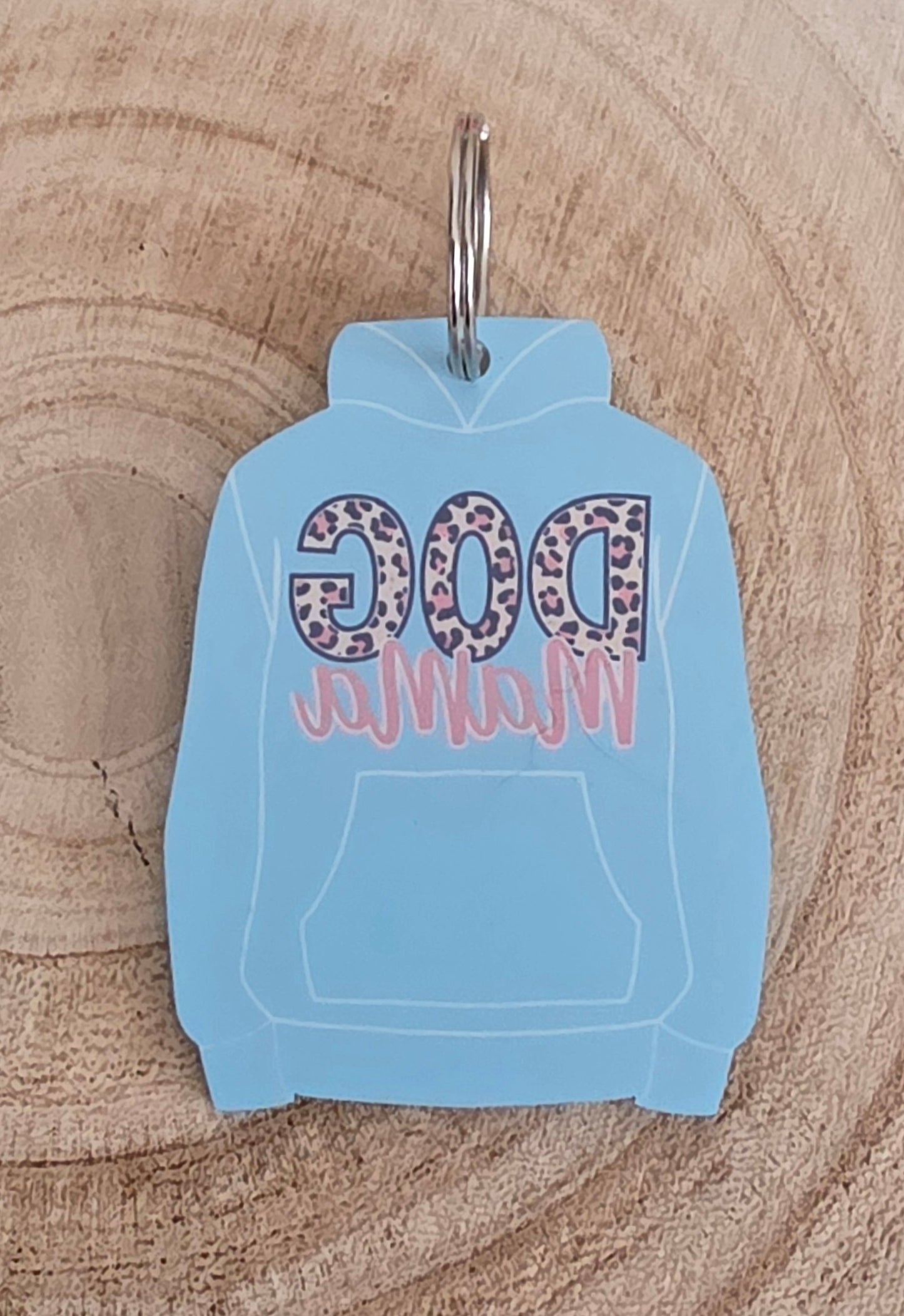 Dog Mama Hoodie/Hoody Keyring, Mothers Day Keyring, miniature hoodie/hoody