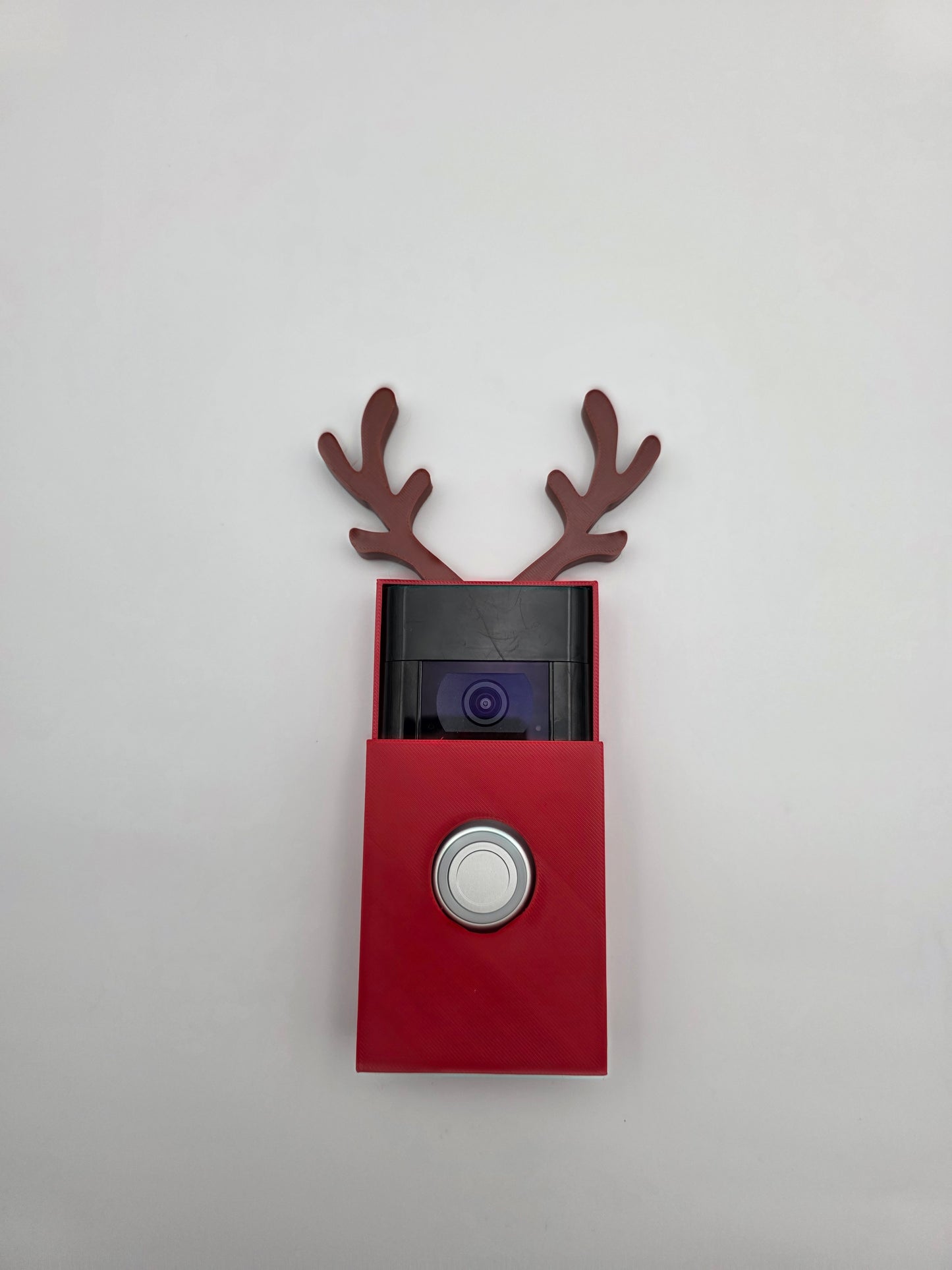 Christmas Reindeer Ring Doorbell Cover Case – Festive 3D Printed Accessory for Ring Doorbell 2nd Gen