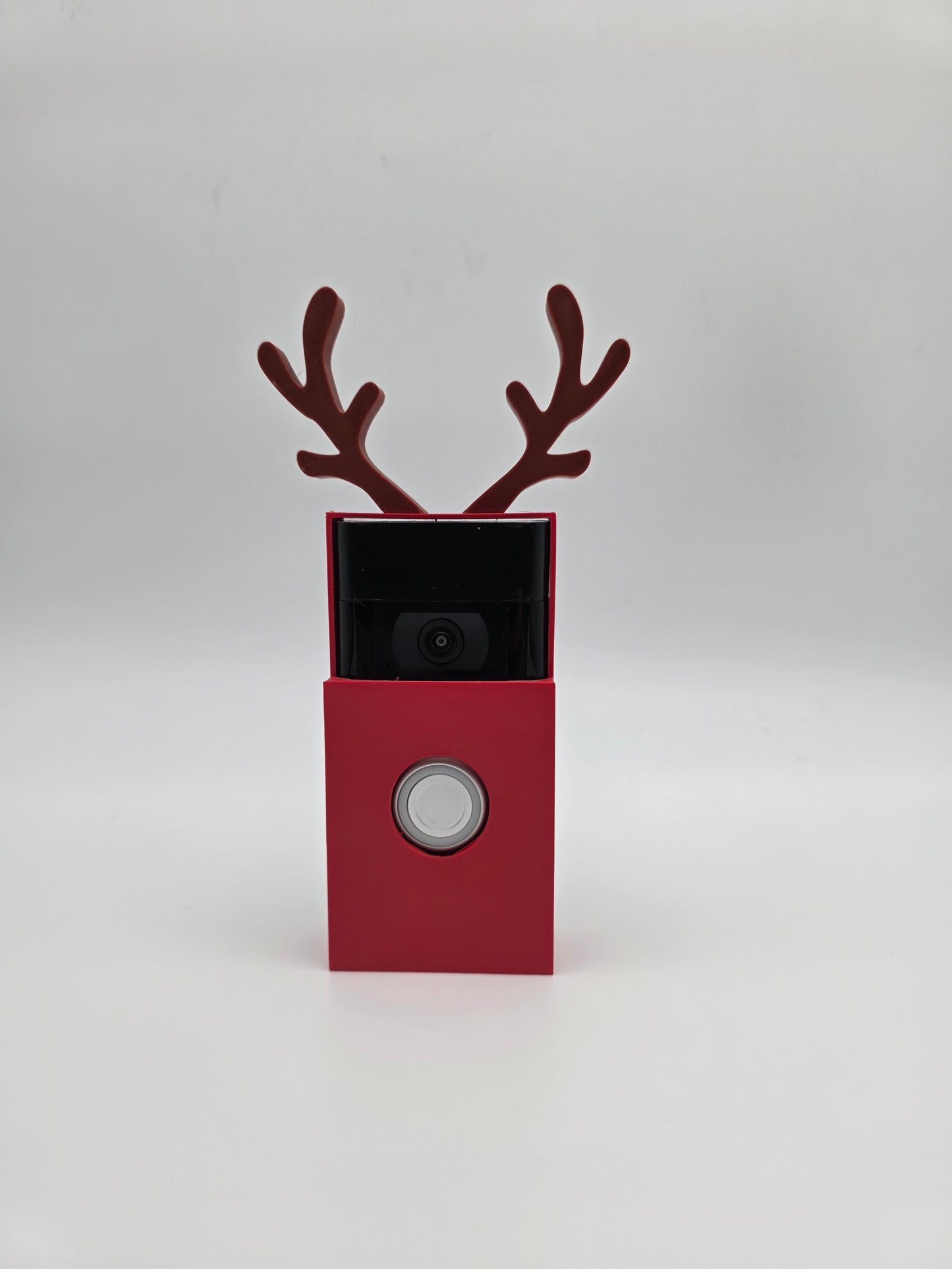 Christmas Reindeer Ring Doorbell Cover Case – Festive 3D Printed Accessory for Ring Doorbell 2nd Gen