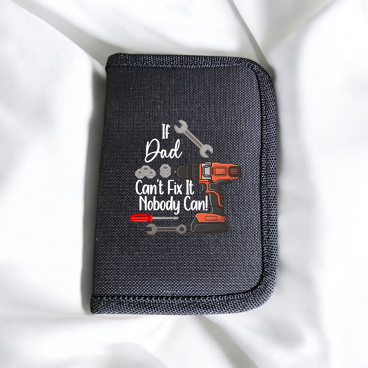 Fathers Day Gift Compact Tool Kit, Essential Tools for Everyday Fixes - "If Dad Can’t Fix It, No One Can" Compact Tool Kit, DIY Projects