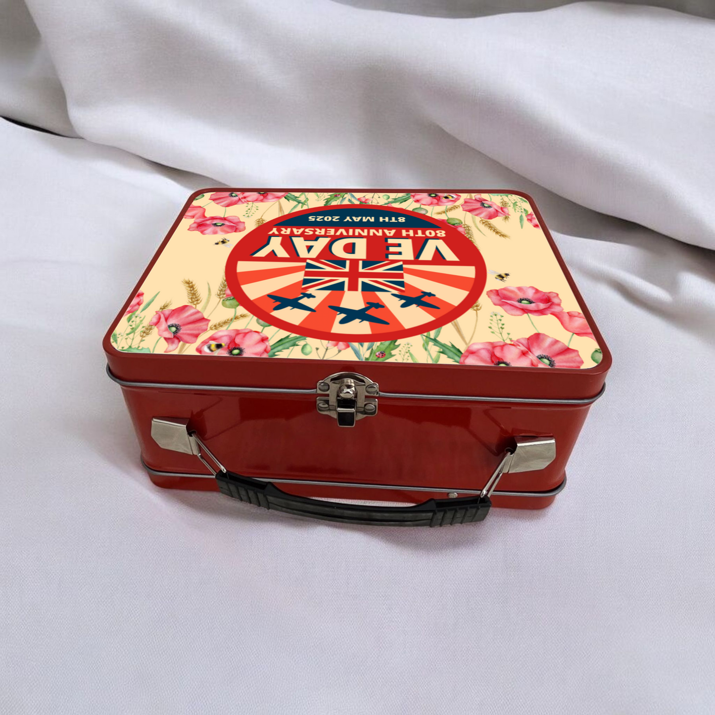 VE Day 80th Anniversary Commemorative Souvenir Retro Tin Limited Edition