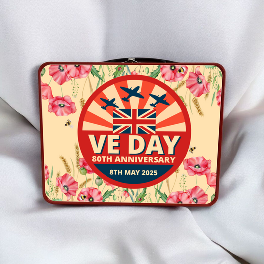 VE Day 80th Anniversary Commemorative Souvenir Retro Tin Limited Edition