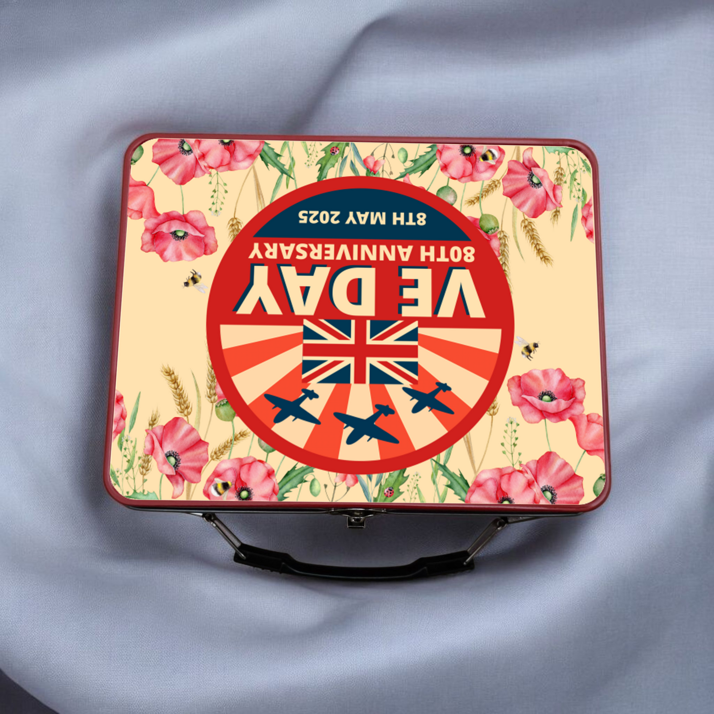VE Day 80th Anniversary Commemorative Souvenir Retro Tin Limited Edition