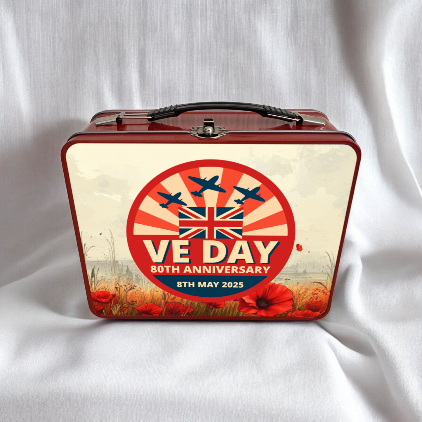 VE Day 80th Anniversary Commemorative Souvenir Retro Tin Limited Edition