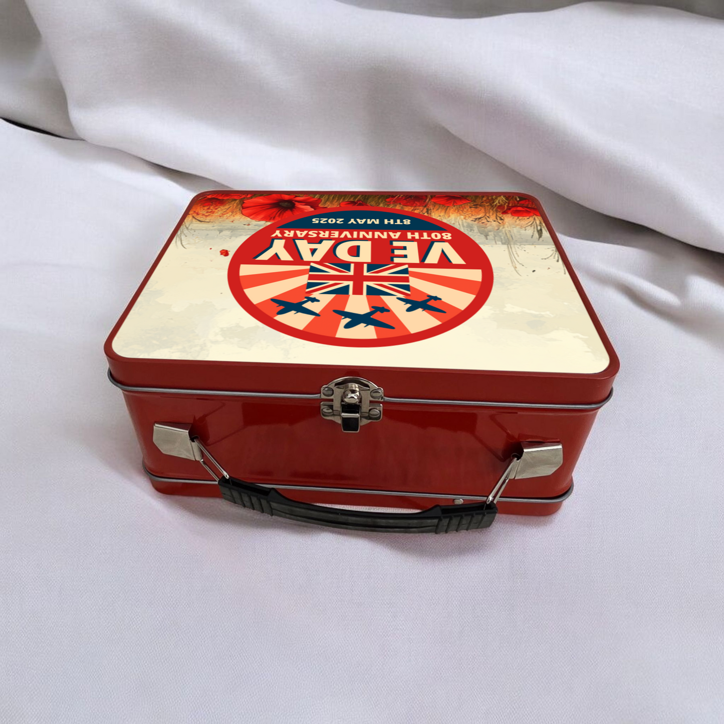 VE Day 80th Anniversary Commemorative Souvenir Retro Tin Limited Edition
