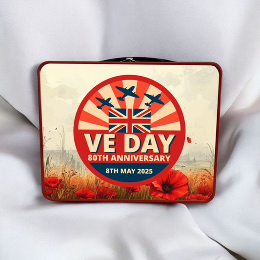 VE Day 80th Anniversary Commemorative Souvenir Retro Tin Limited Edition