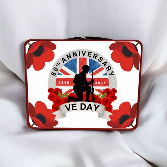 VE Day 80th Anniversary Commemorative Souvenir Retro Tin Limited Edition