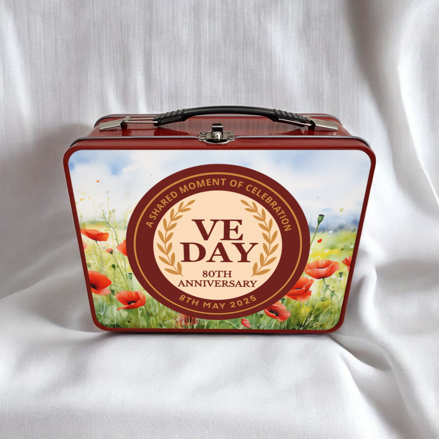 VE Day 80th Anniversary Commemorative Souvenir Retro Tin Limited Edition