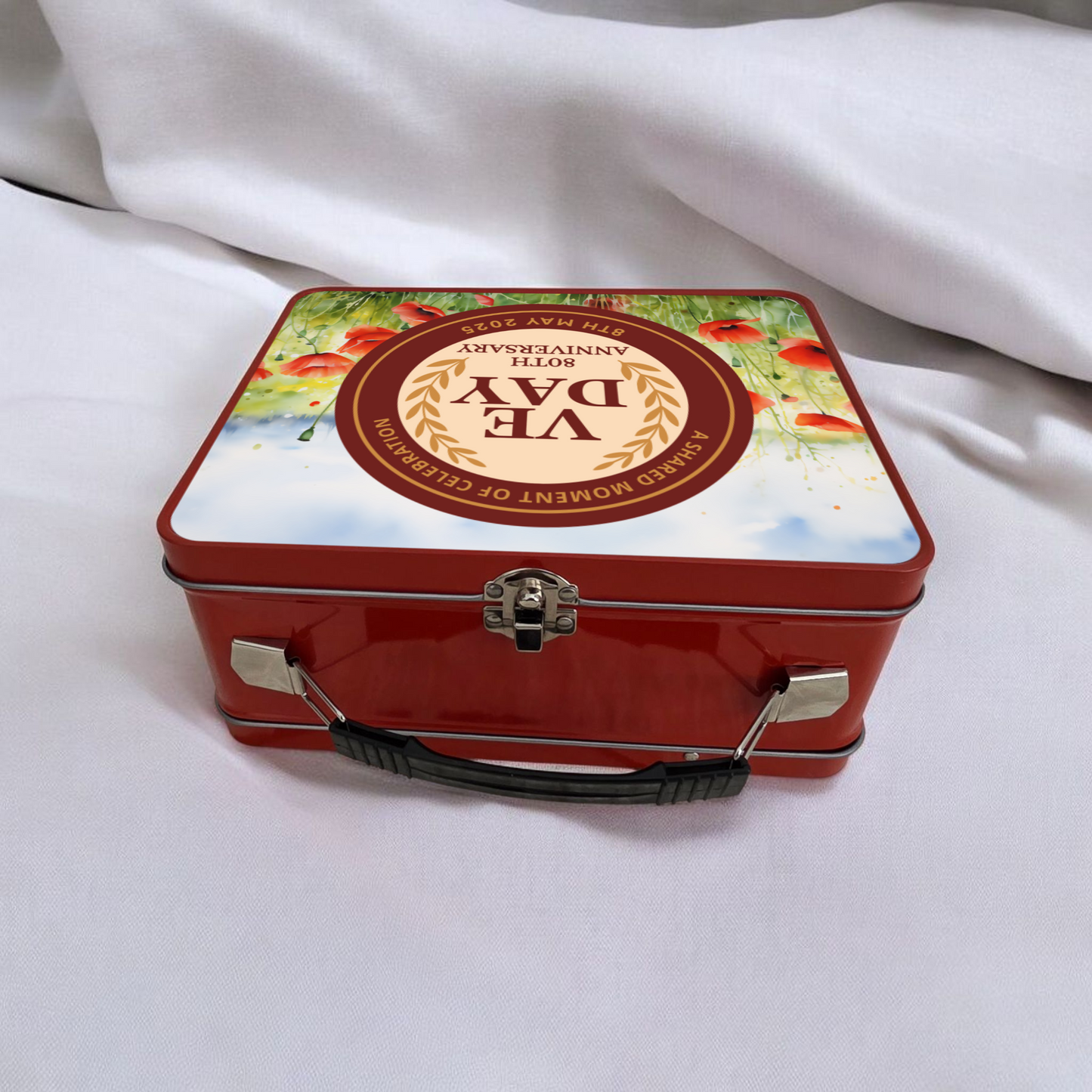 VE Day 80th Anniversary Commemorative Souvenir Retro Tin Limited Edition