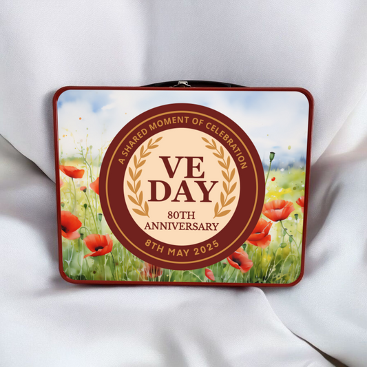 VE Day 80th Anniversary Commemorative Souvenir Retro Tin Limited Edition
