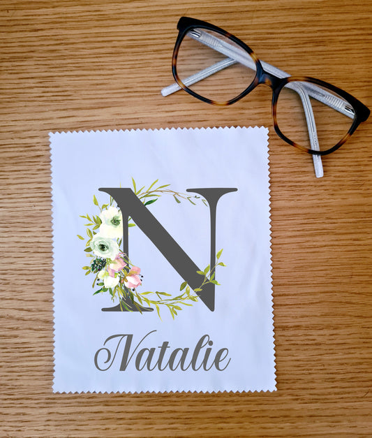 Personalised Initial Glasses Cloth
