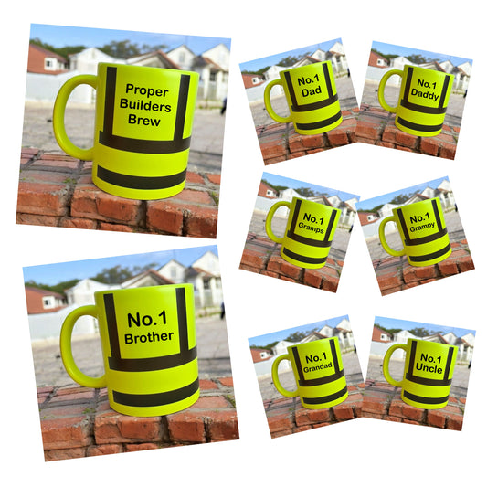Hi-Vis Mug – "No.1 [Insert Legend Here]" Edition (11oz)