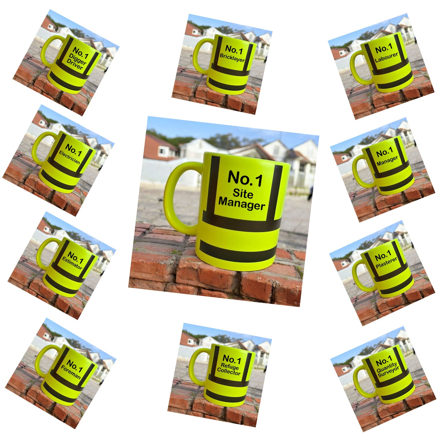 Hi-Vis Mug – "No.1 [Job Title]" Edition (11oz)