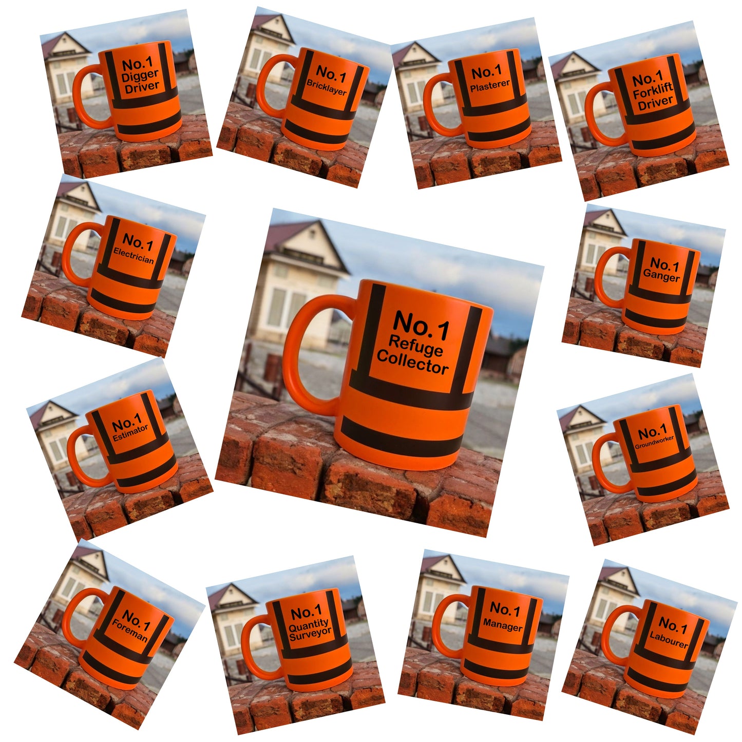 Hi-Vis Mug – "No.1 [Job Title]" Edition (11oz)