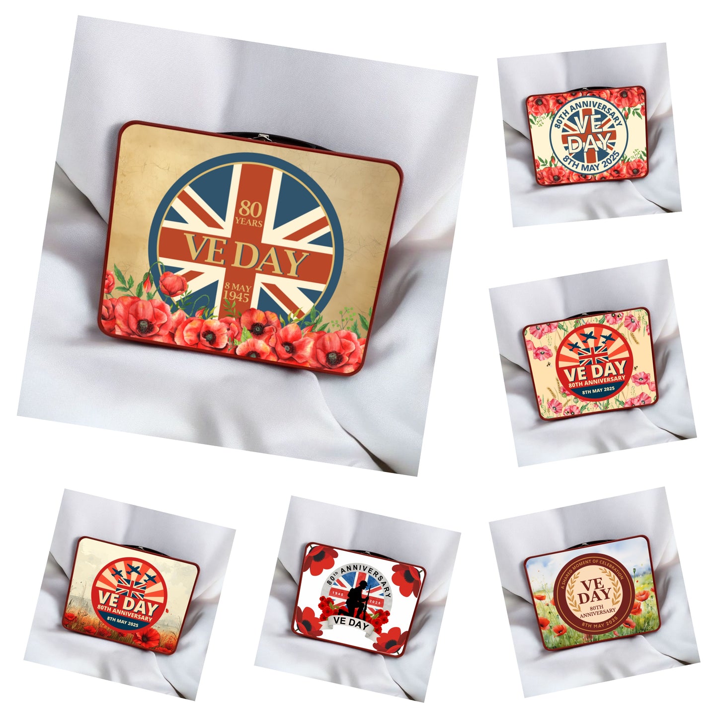 VE Day 80th Anniversary Commemorative Souvenir Retro Tin Limited Edition