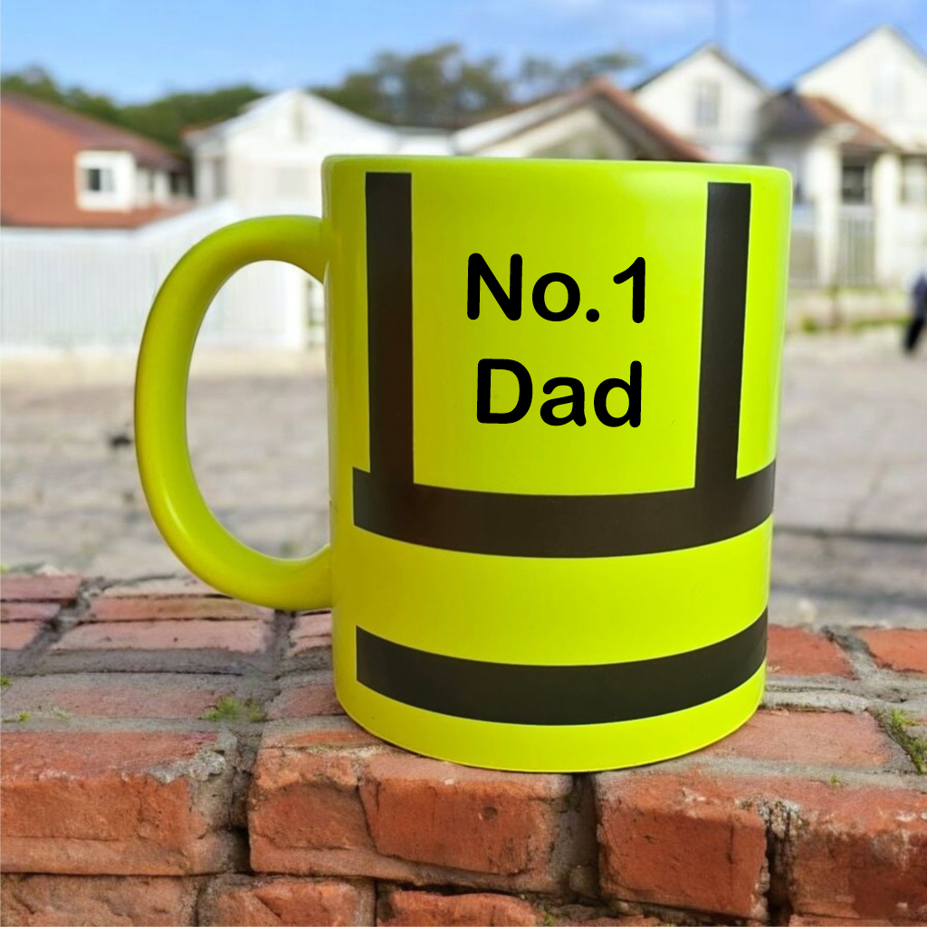 Hi-Vis Mug – "No.1 [Insert Legend Here]" Edition (11oz)