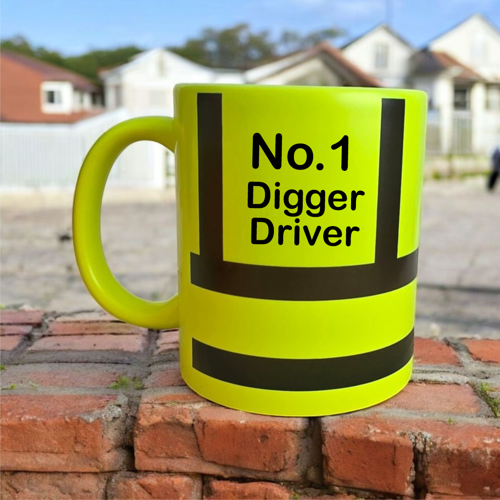 Hi-Vis Mug – "No.1 [Job Title]" Edition (11oz)