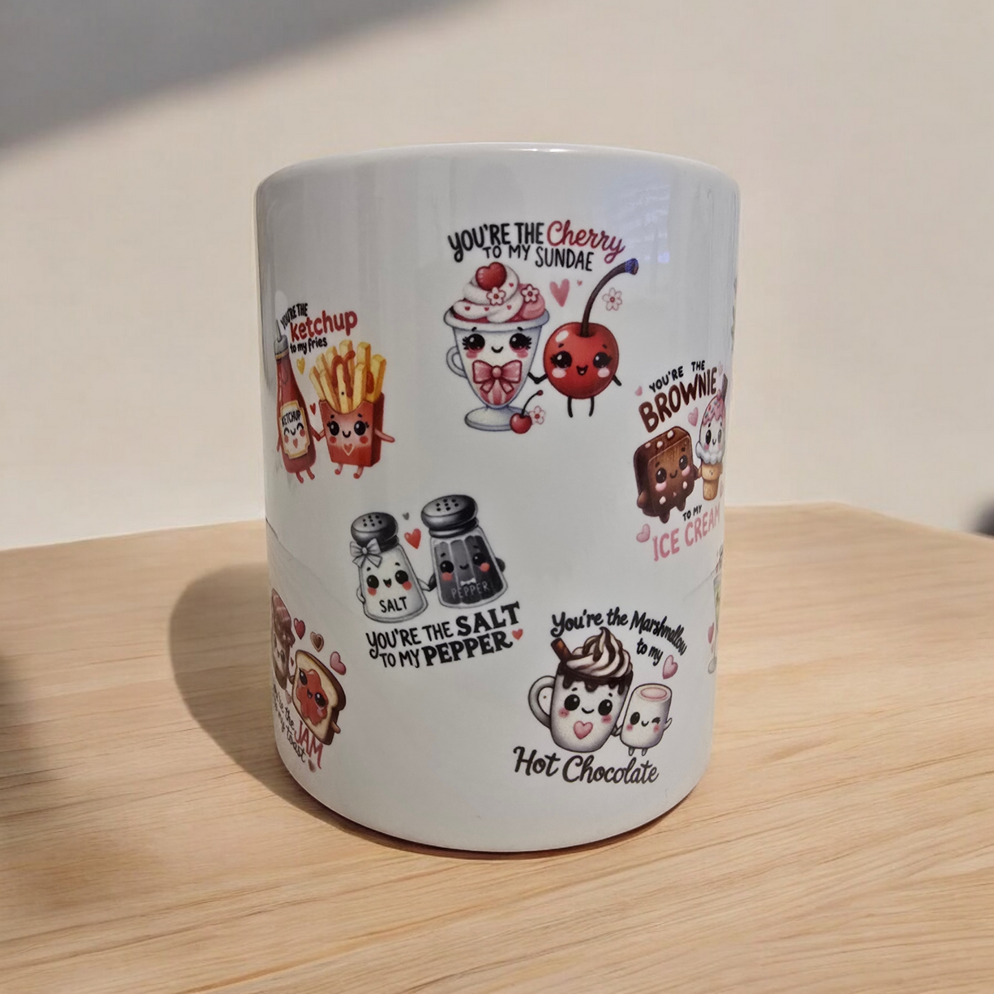 Funny Valentines Mug, Valentines Mug, funny Mug, Boyfriend Mug, Girlfriend mug, Food Pun Mug