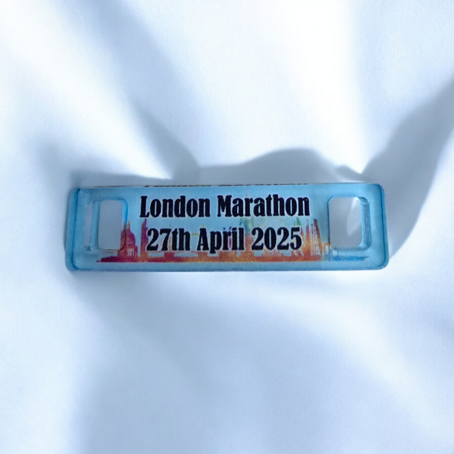 London Marathon 2025 Shoe Tags, Trainer Tags, Pair, London Marathon Gift - Thistle Barn Creations
