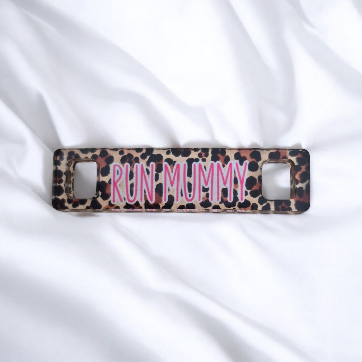 Trainer Tags, Leopard Print Run Mummy / You Got This