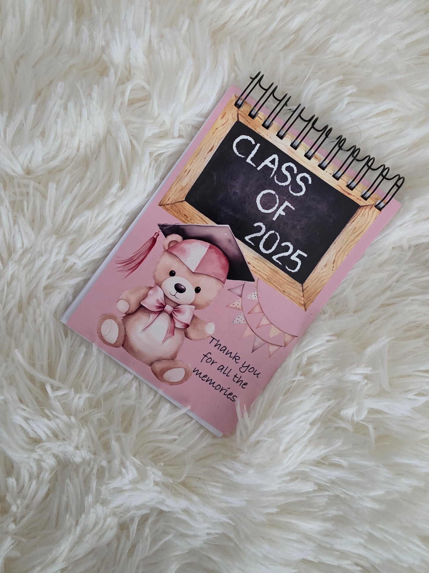 A6 Class of 2025 leavers autograph notepad notebook