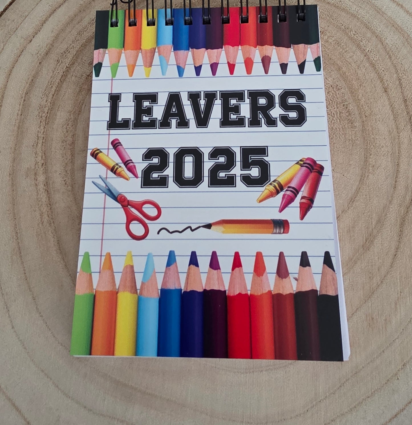 A6 Class of 2025 leavers autograph notepad notebook