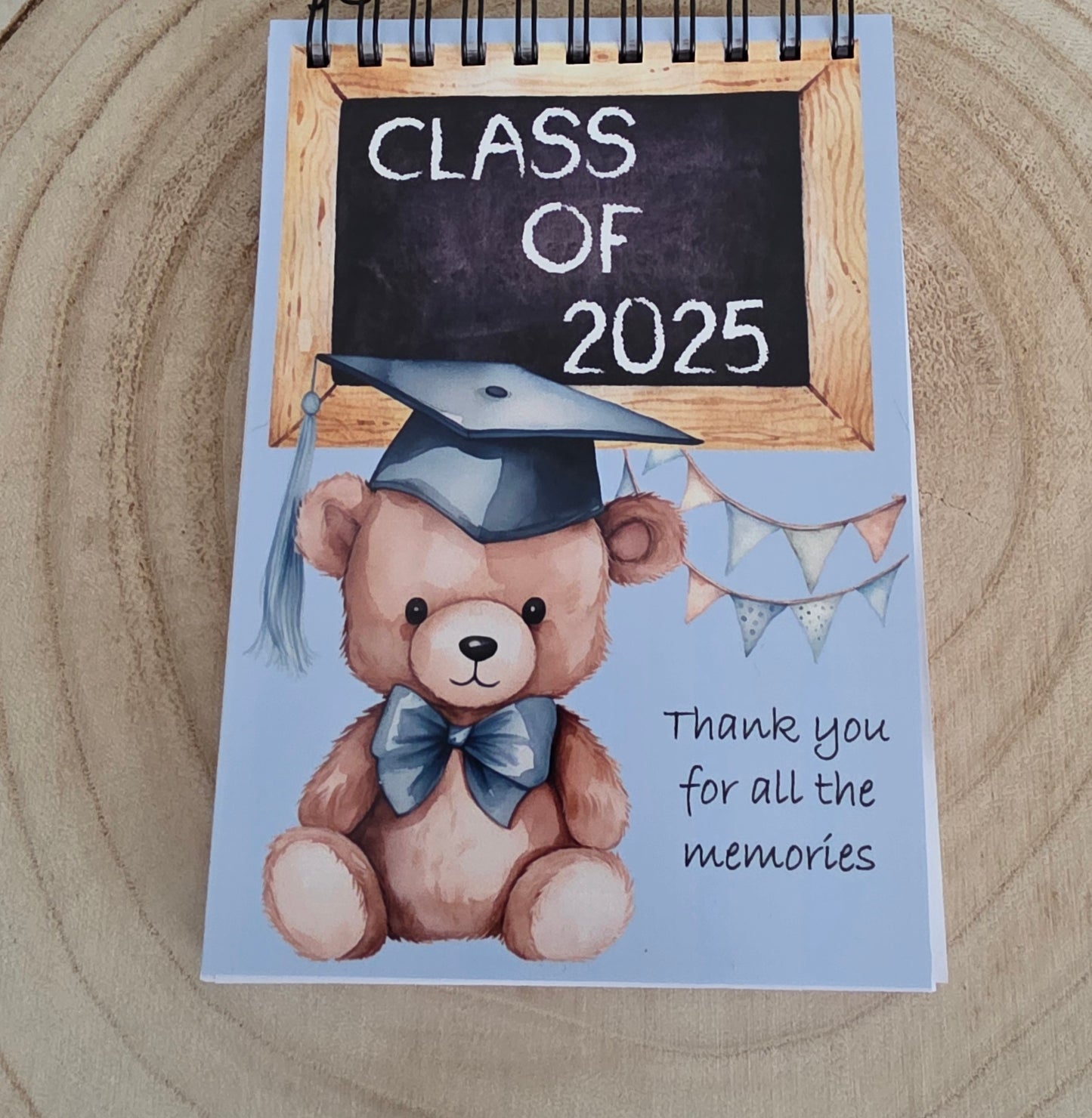 A6 Class of 2025 leavers autograph notepad notebook