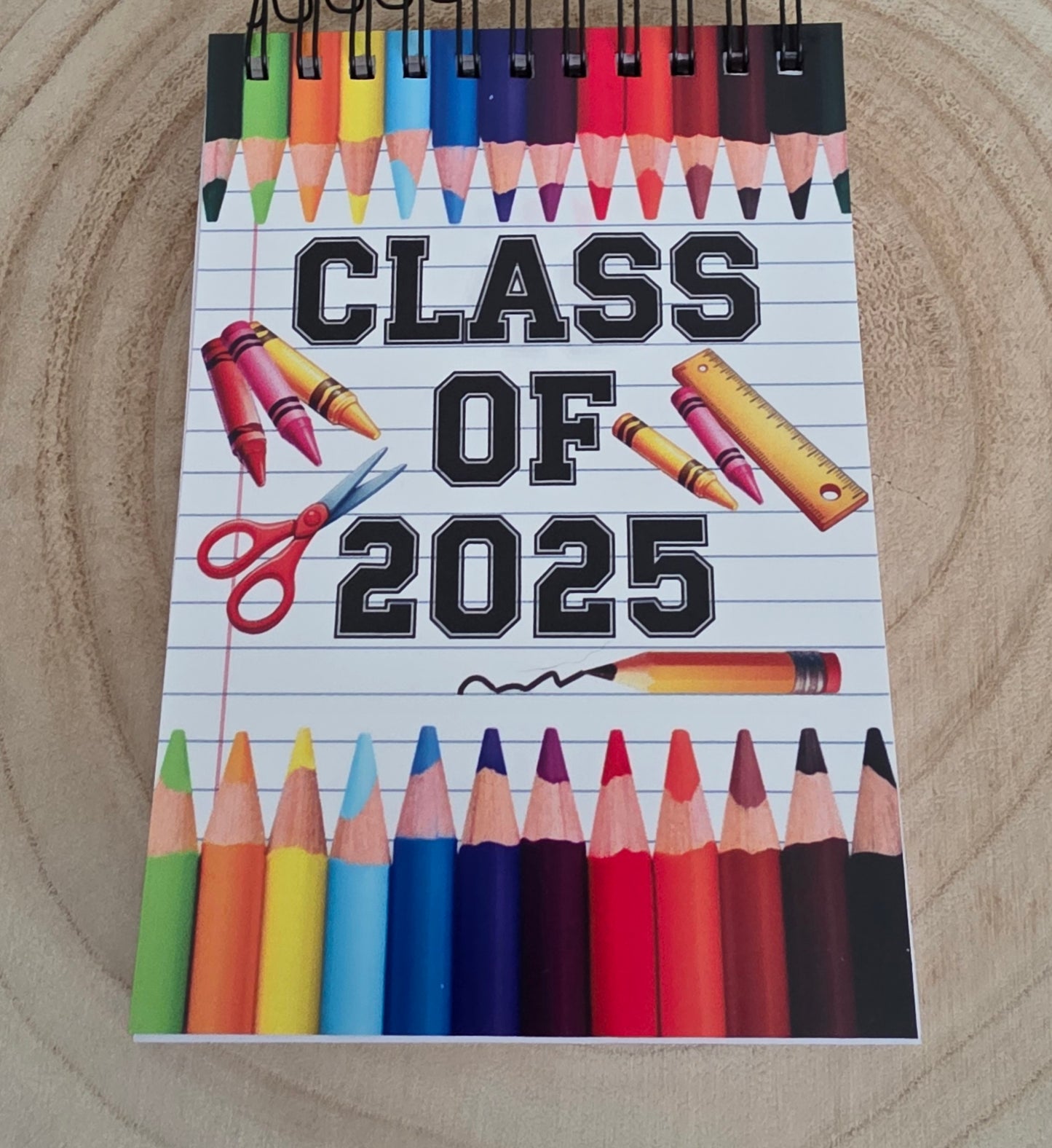 A6 Class of 2025 leavers autograph notepad notebook