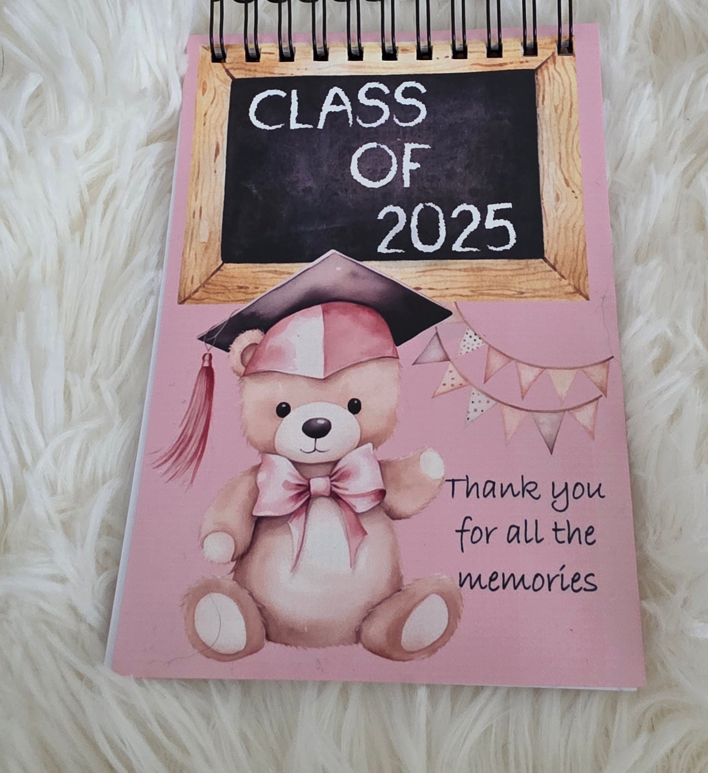 A6 Class of 2025 leavers autograph notepad notebook