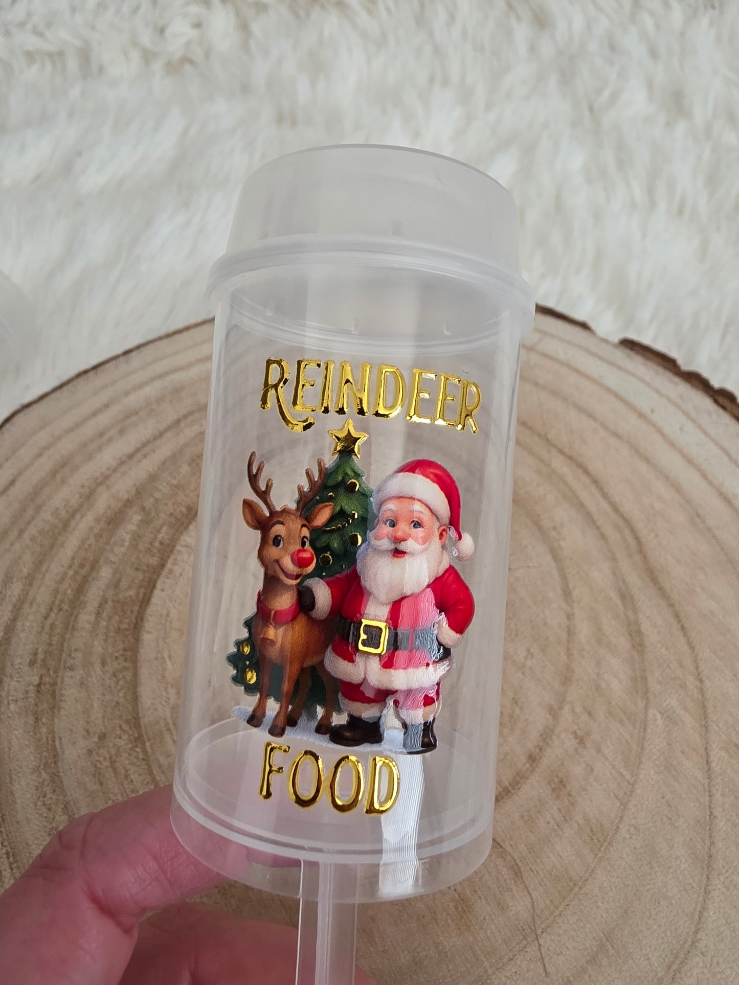 Magic Reindeer Food Push Poppers – Empty Christmas Eve Box Filler | Santa Reindeer Tradition Kids Activity