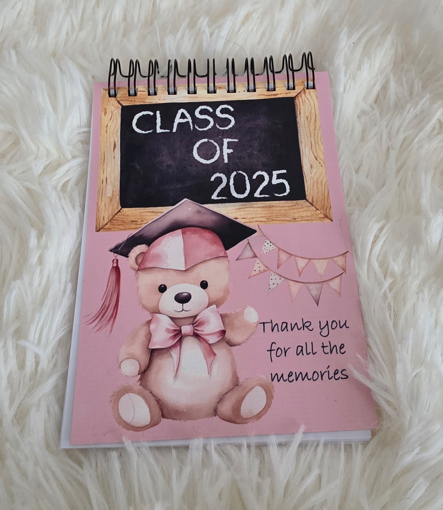 A6 Class of 2025 leavers autograph notepad notebook