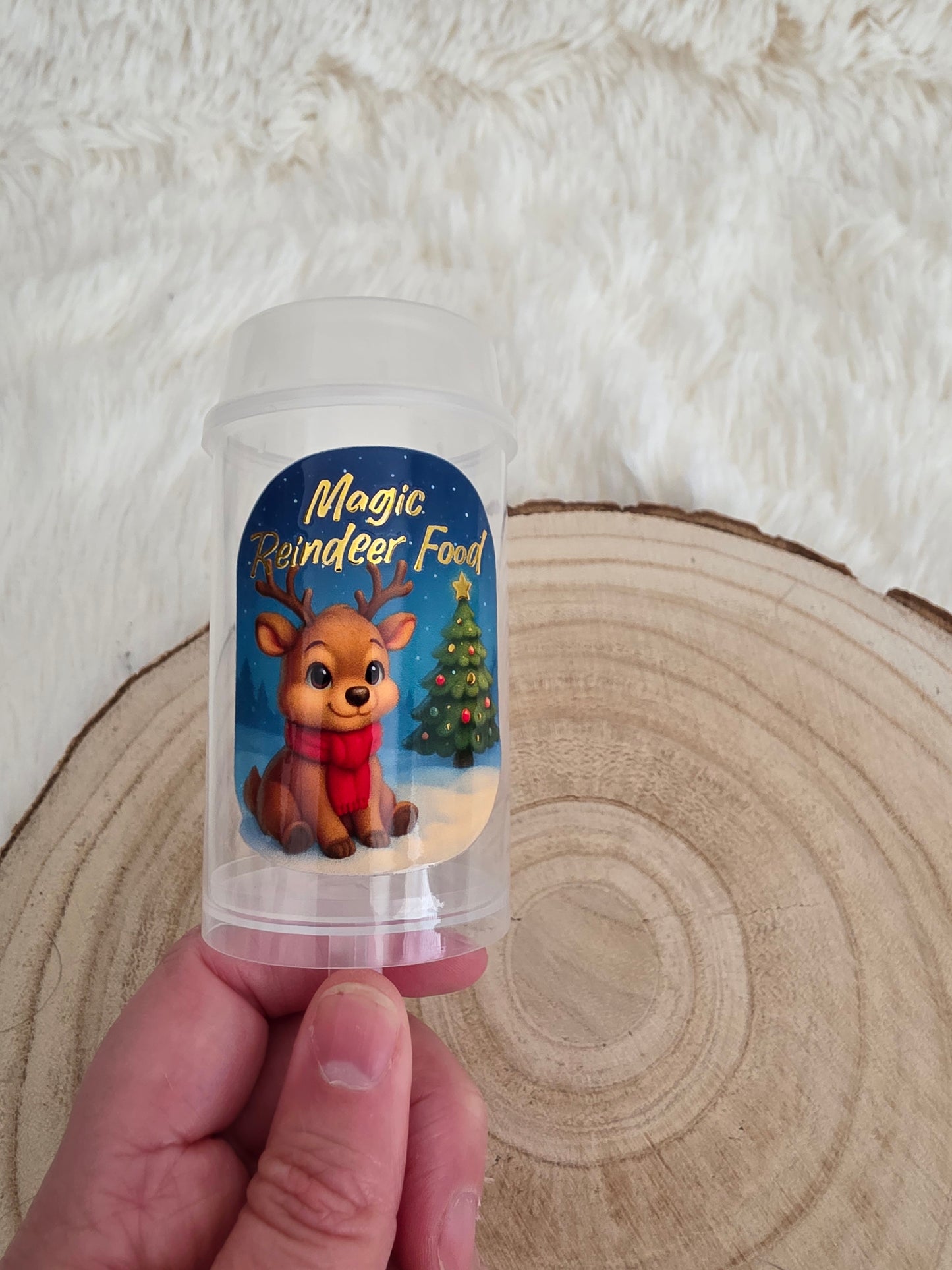 Magic Reindeer Food Push Poppers – Empty Christmas Eve Box Filler | Santa Reindeer Tradition Kids Activity