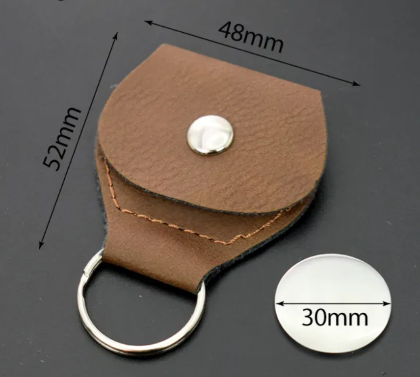 Pocket Hug Leather Keyring, Pet memorial, Rainbow Bridge Keyring, Pet Loss Pocket Hug Keyring
